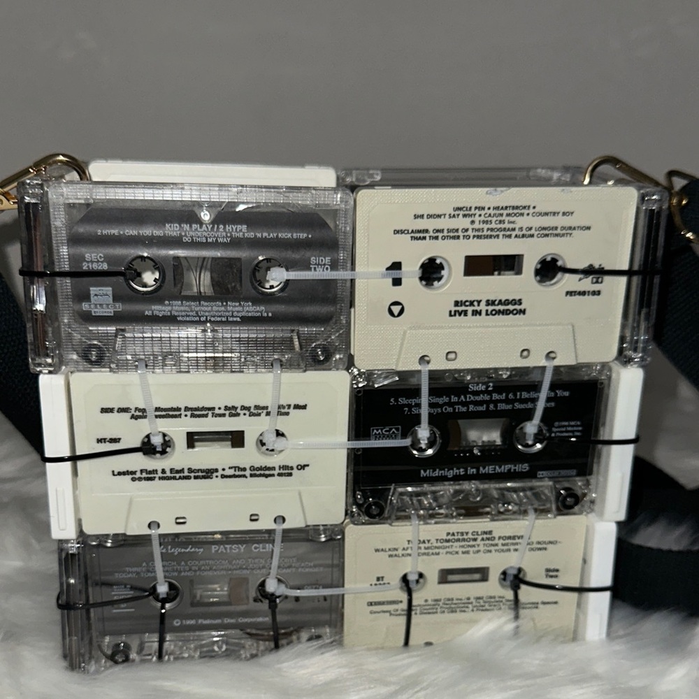 Vintage Cassette Tape Shoulder Bag